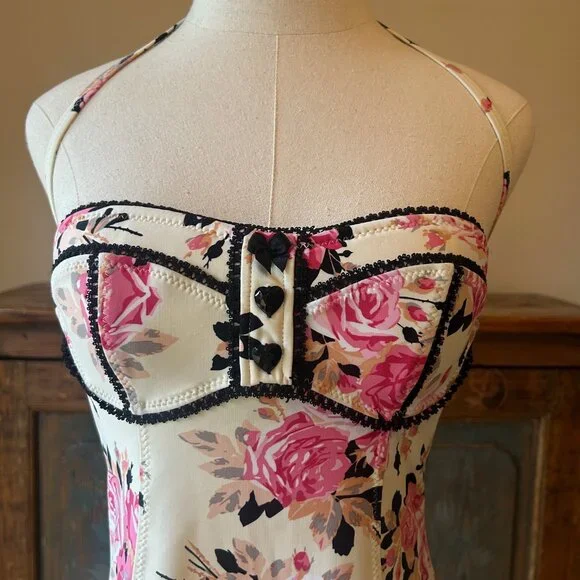 Betsey Johnson Gypsy Rose Halter Top - Picture 4 of 10